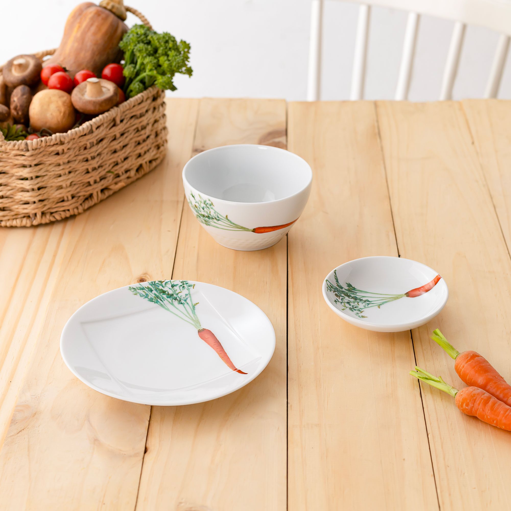 Hinh anh 2: Bo bat dia Noritake voi mau sac tuoi sang va thiet ke an toan cho tre nho