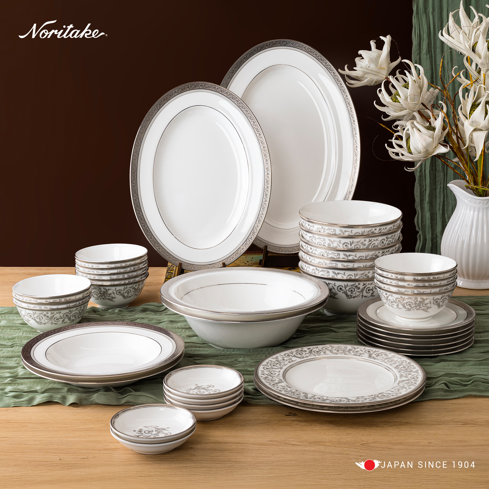 Hinh anh 2: Bo suu tap gom su Noritake tinh xao va sang trong