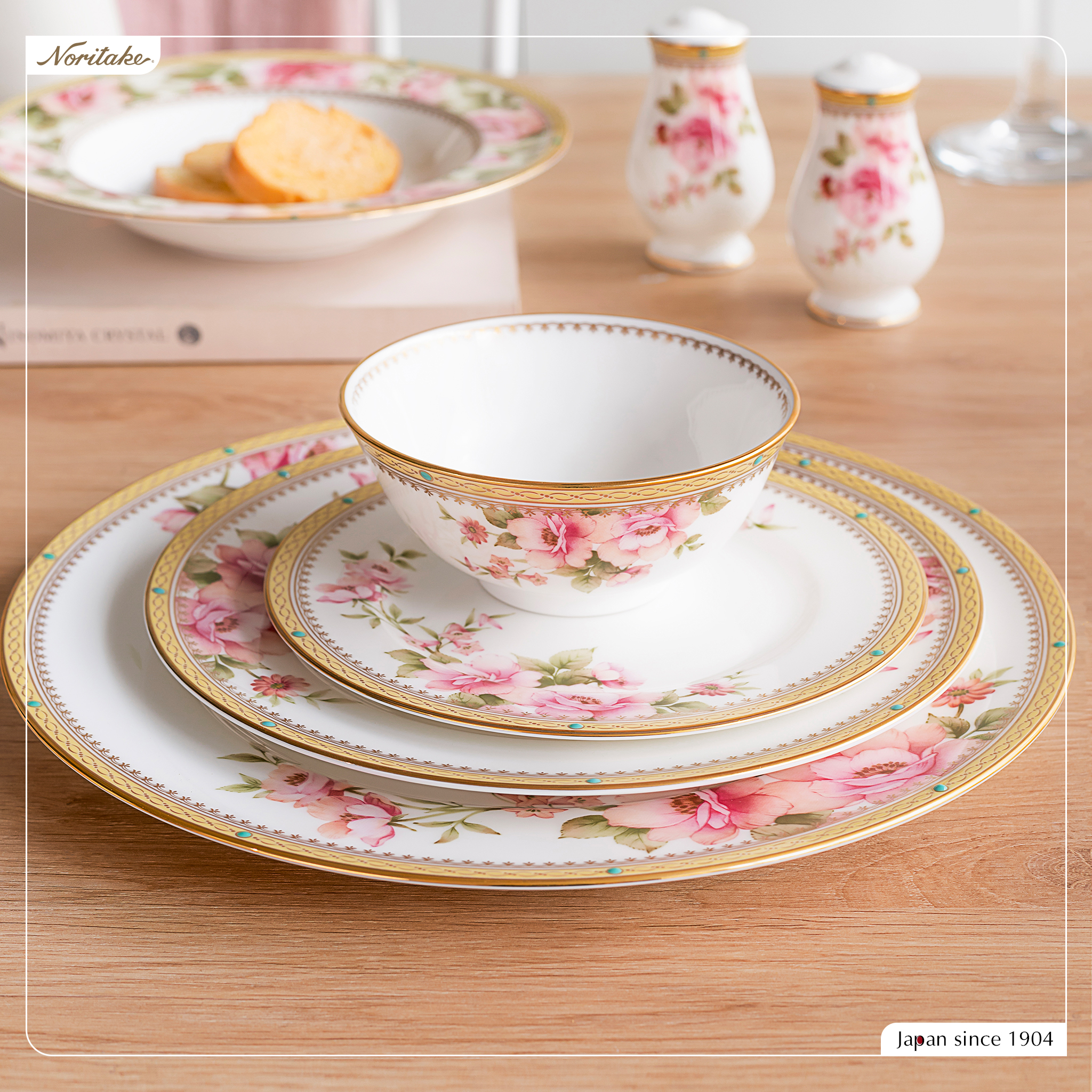 Hinh anh 3: Bo suu tap gom su Noritake tinh xao va sang trong