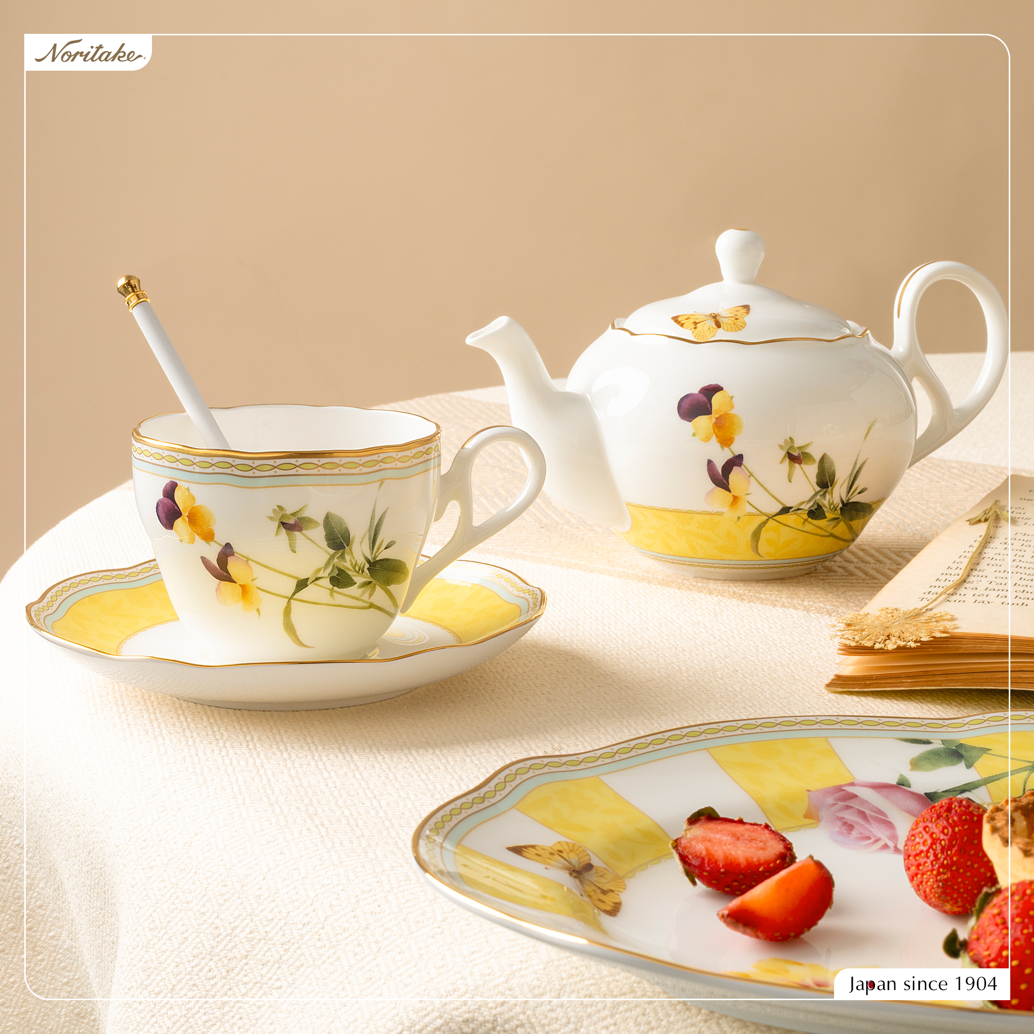 Hinh anh 6: Bo suu tap gom su Noritake tinh xao va sang trong