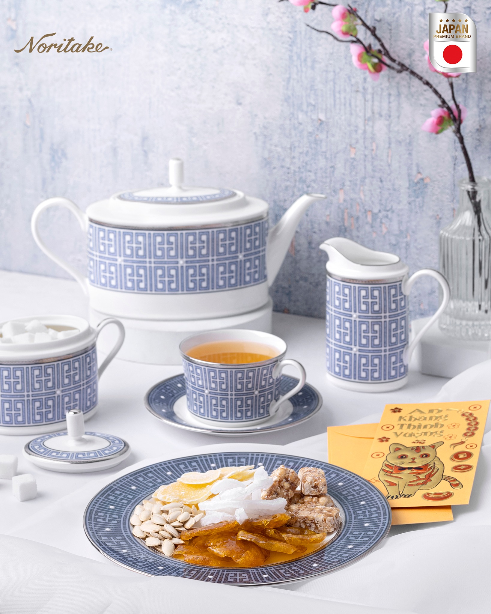 Gợi Ý Setup “Tea Corner” Đón Khách Ngày Tết 2 Gợi Ý Setup “Tea Corner” Đón Khách Ngày Tết