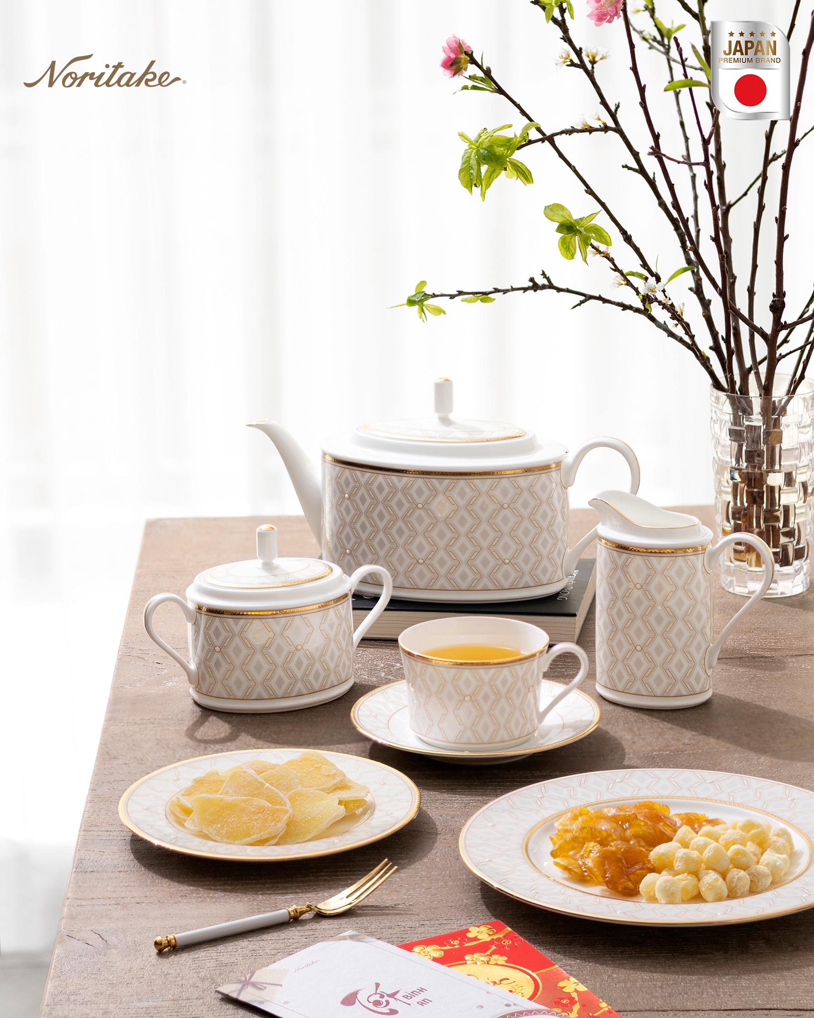 Gợi Ý Setup “Tea Corner” Đón Khách Ngày Tết 3 Gợi Ý Setup “Tea Corner” Đón Khách Ngày Tết