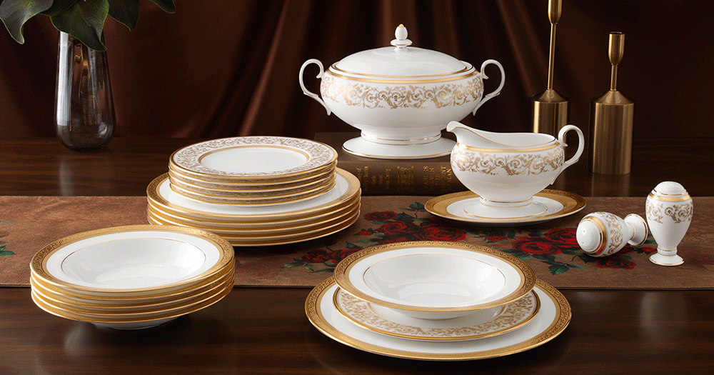 BST Summit Gold của Noritake: Vẻ đẹp giao thoa Đông Tây